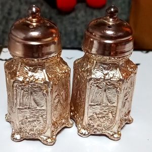 Vintage NuTrend Spice & Lite Silverplated Salt & Pepper Shakers Only, As Is